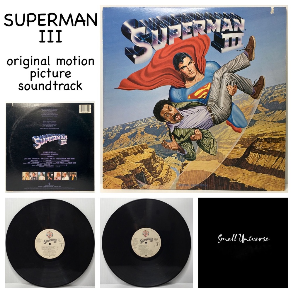 SUPERMAN III record (Reeve, Pryor, Kidder)